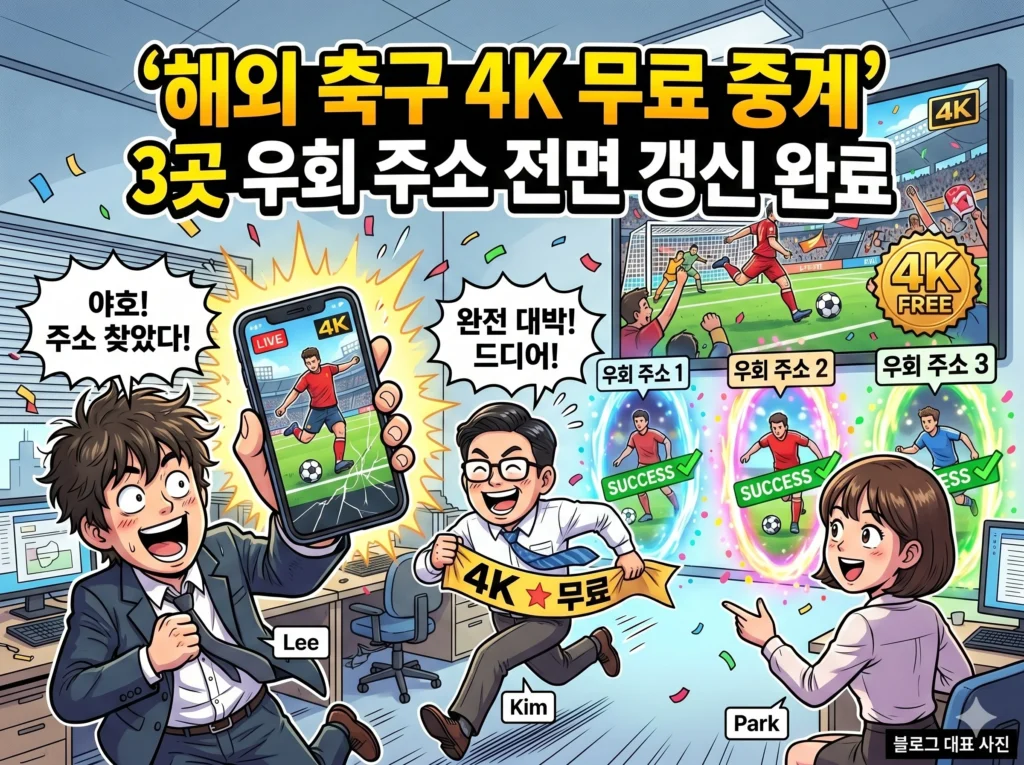 해외 축구 4K 무료 중계 사이트